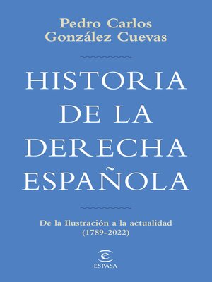 cover image of Historia de la derecha española